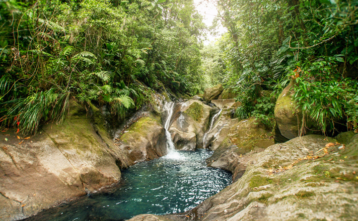 bassins bleus rivière Galion