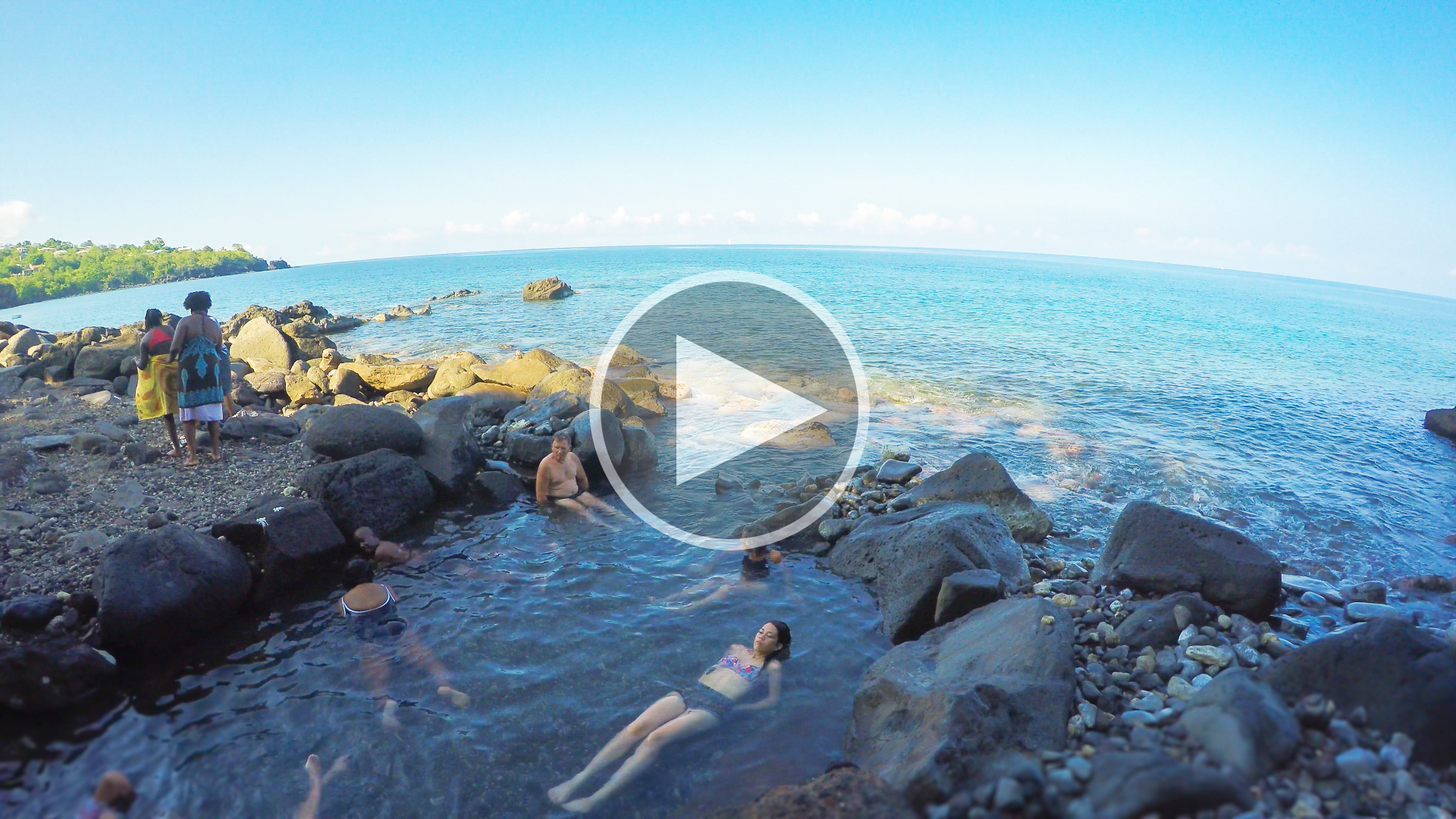 Source chaude de Thomas, Insolite Guadeloupe.