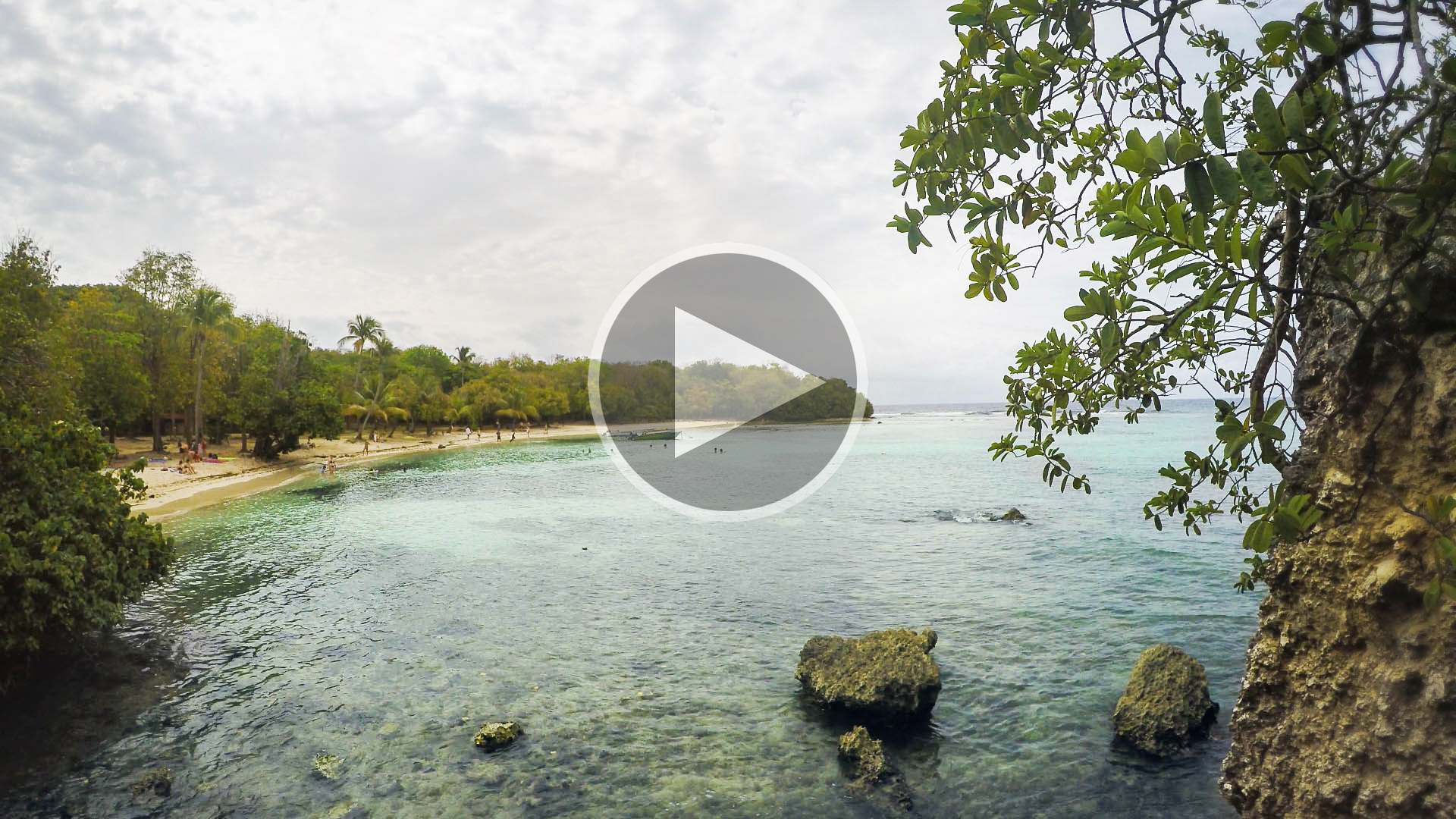 Plage de Petit-Havre, Le Gosier, Guadeloupe video