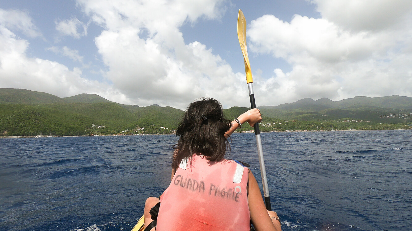 &icirc;lets Pigeon -rame pagaie cano&euml; kayak mer-excursion-insolite-Guadeloupe-voyage
