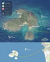 Carte plan Ilets pigeon reserve cousteau malendure bouillante guadeloupe excursion canoe insolite guadeloupe voyage
