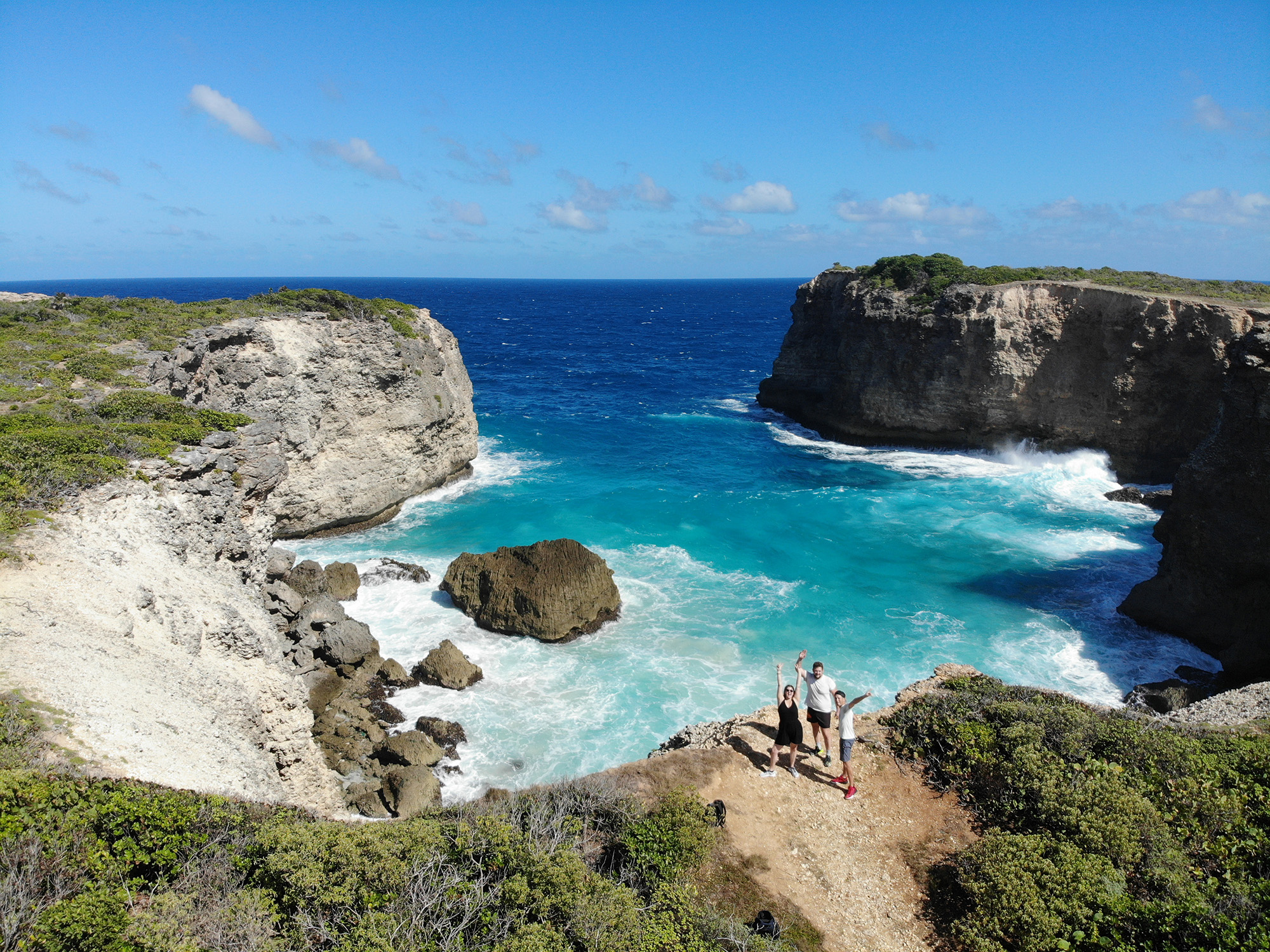 Pointe à tortue Anse Bertrand, randonnée côtière du Trou du Souffleur, insolite Guadeloupe